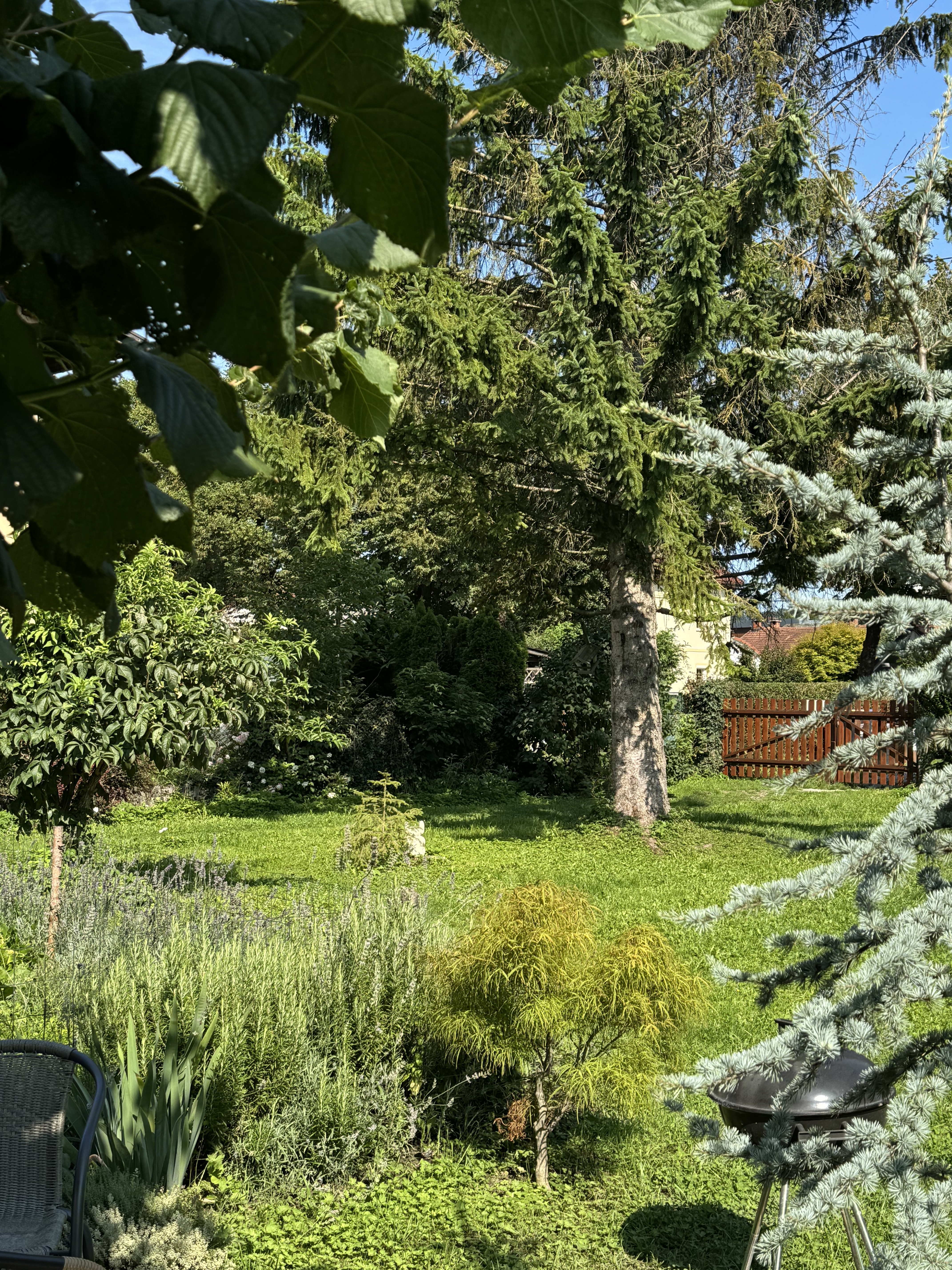 Close-up of a painted tile
